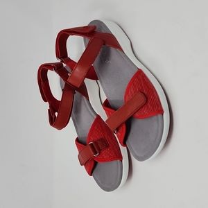 Traq By Alegria Qali 5608 Red Women's Sandals Size 36